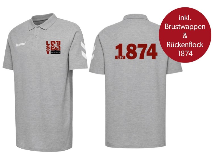 HML Cotton Polo Kinder LSV inklusive 1874 – Bild 2