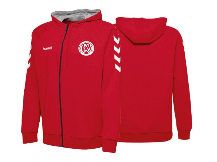 HML Cotton Zip Hoodie Damen MTV Wolfenbüttel inklusive Brustwappen