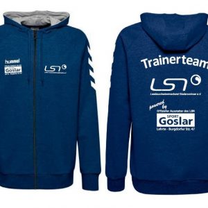 Damen Cotton Zip Hoodie LSN Trainerteam
